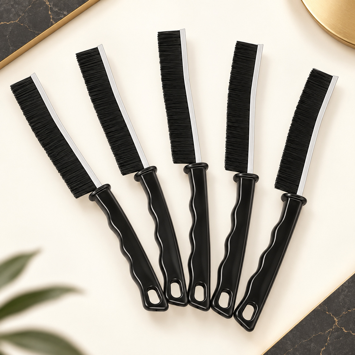 5-Piece Multipurpose Crevice Cleaning Brush Set