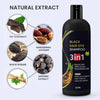 3 in 1 Black hair dye Natural shampoo ( Pack Of 4 )