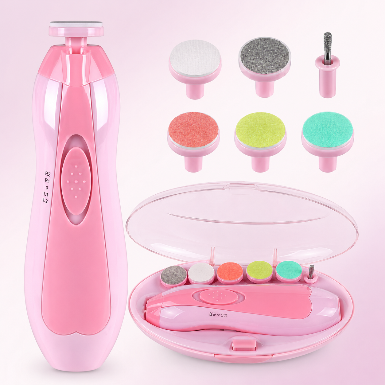 GentleTrim Electric Baby Nail Trimmer & Care Kit